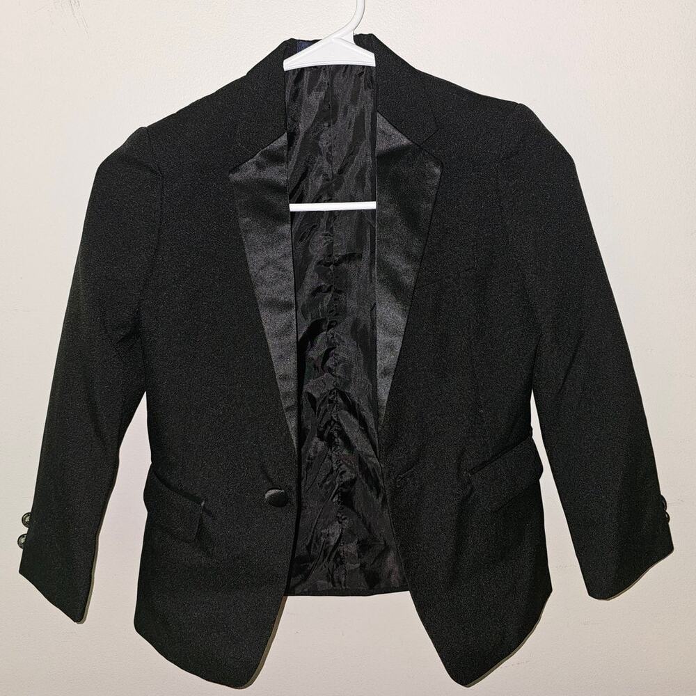 Nautica Boys Size 7 Notch Collar Tuxedo Jacket